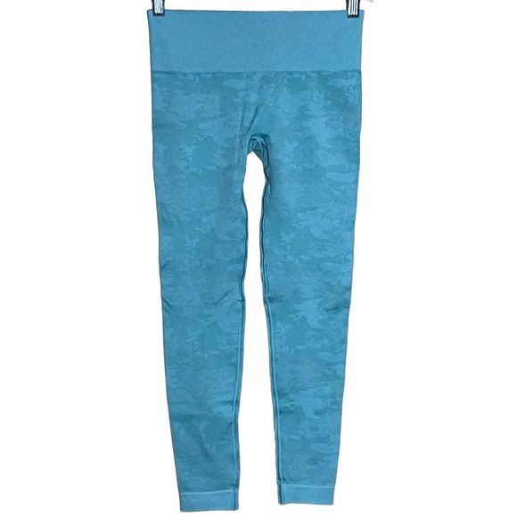 Gymshark Adapt Camo Seamless Leggings Size S High Rise Athletic Workout - Picture 1 of 8